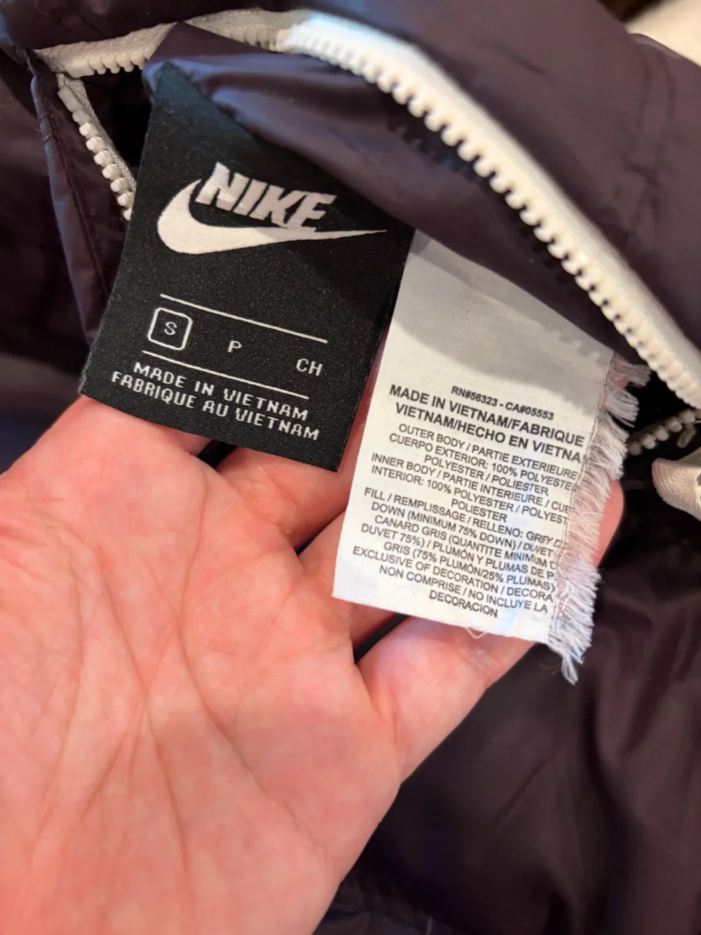NIKE Sportswear Windrunner Reversible Down Fill Long Puffer Coat Jacket